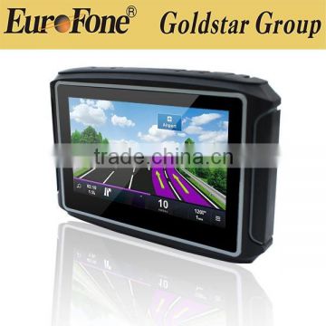 2016 Hotting Sale 4.3' inch Waterproof Navigator GPS for motorcycle