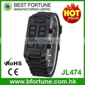 JL474 China manufacturer sporty silicone strap custom digital watch