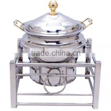 Steel Cheffing Dish, Wedding & Party utensils, food serving dish, hot keeping dish, Catering item, Hotel & Restaurant utensils