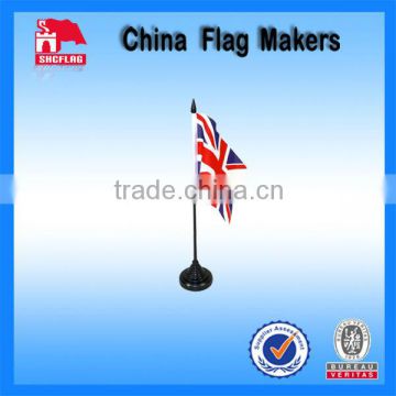 Custom UK Table National Flag With Any Customized Logo Design