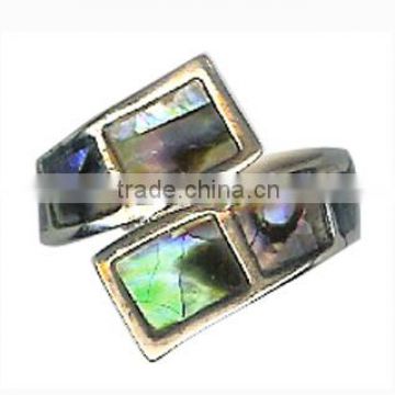 fashion abalone shell ring Fashion paua shell ring Fashion sea shell ring