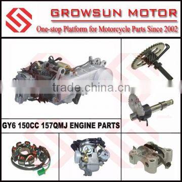 GY6 150CC 157QMJ ENGINE PARTS, IDLE SHAFT GEAR, CARBURETOR, MAGNETO COIL