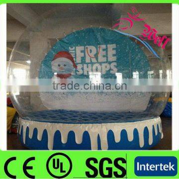 2013 inflatable snow globe for holiday / snow ball/ show ball