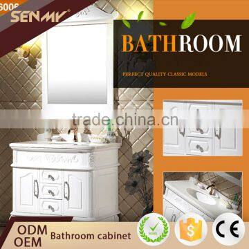 Promotional Product Furniture Corner Round French Antique Bathroom Vanity Cabinet