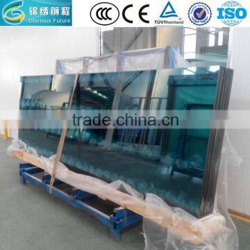 High safety laminated glass thickness