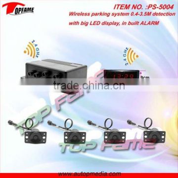 PS-5004 12V~24V Trucks vehicle parking sensor on Metal bumper with 0.4-3.5m sensor detection