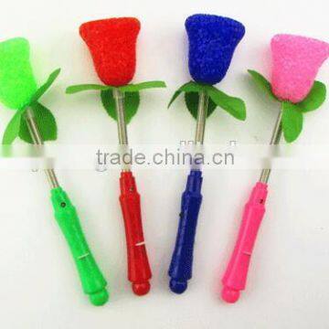 2016 LED Glowing Stick For Party Decoration and Concert , Flash Stick Light with rose shaped