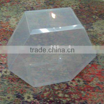 PVC foldable hat storage boxes, transparent hat box