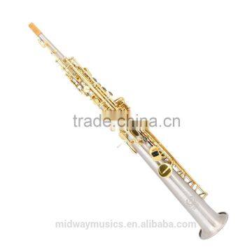 MSS-1000DK cupronickel intigrated body soprano sax/saxophone