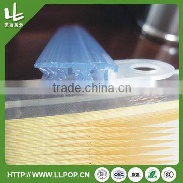 Plastic Shelf Poster Strip Clip Holder photo-3