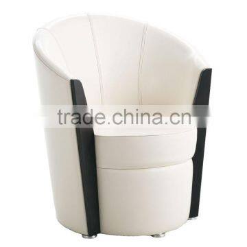 Round white hotel wooden chair XY2621