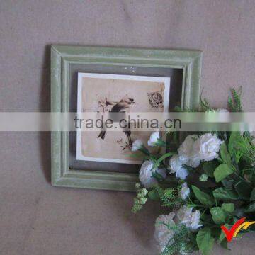 Import Bird Rustic Picture Frame Painted photo-2