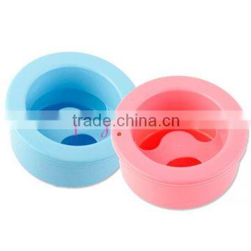 2 layers plastic round manicure finger bowl