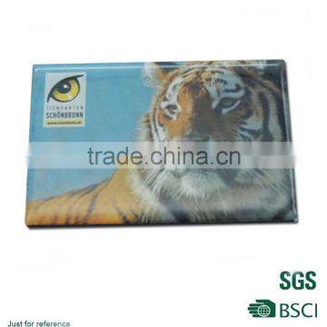 Tiger picture fridge magnet eco-friendly fridge magnet/full color printed coated paper magnet/High performance