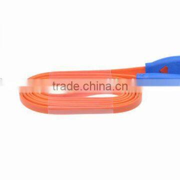 LED Visible Micro USB V8 Charger Cable for Samsung Data Light Up Flash Flowing rounded Cord 1m