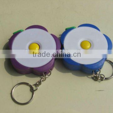 Promotional Mini Flower Tape Measure Keyring