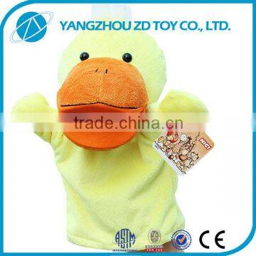 wholesale gift new style kids plush stuffed finger puppet animals