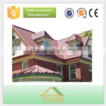 Sound Proof Colorful Stone Cotaed Metal Roof Sheet Tile
