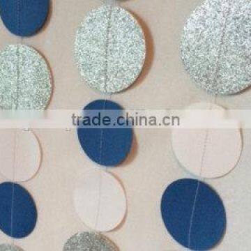 Best selling! circle paper garland for festival decorations