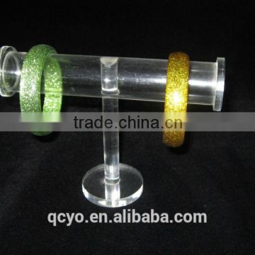 circle shape plexiglass bracelets displays for store