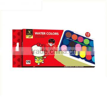 Non-toxic 12pcs Dry Watercolor Paint photo-2
