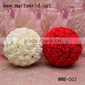 popular artificial flower ball for wedding,party,home&hotel decoration part decoration wedding decoration(MWB-002)