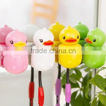 J182 Duck toothbrush holder / colorful double suction can move toothbrush holder