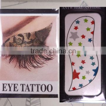 Hot sale sex girl tattoo with high quality eye tattoos for girls