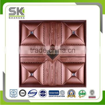 PVC leather carving ceiling tiles