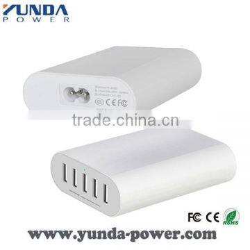 5 Port USB Mobile Phone Charger 5V 10A Output