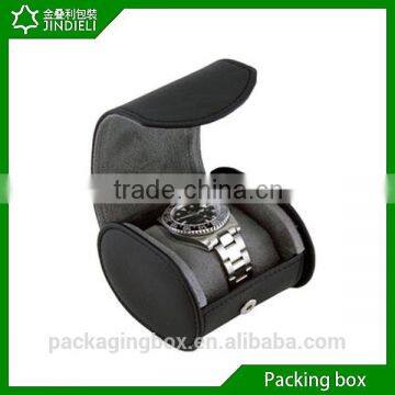 Personalized oval traveler leather watch case box                        
                                                Quality Choice