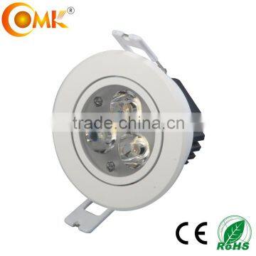 Round Recessed Ceiling 3 Led ul Down Lights Luminaire Tilted 1w 9w Bridgelux Warm White Modern Living Room Lamps photo-4
