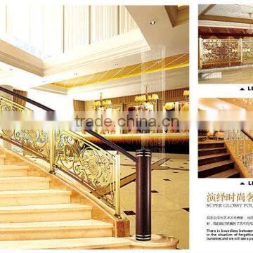 The Stair Rail Accessories With Aluminum Iron Balcony Railings Design for Stairs Outside