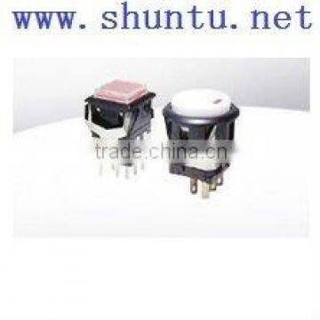 Subminiature illuminated Pushbutton Switch DHA-2 DPDT Alternate push button