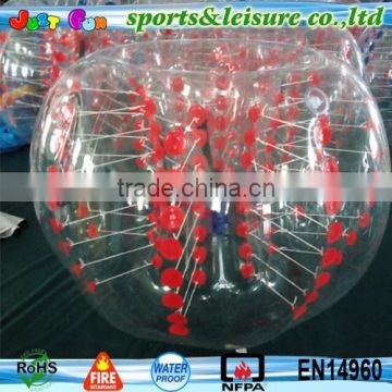 color optional football inflatable body zorb ball cheap price