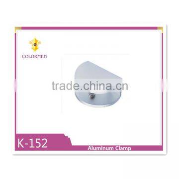 High quality extra-large semi-cirlcle Aluminum glassclamp