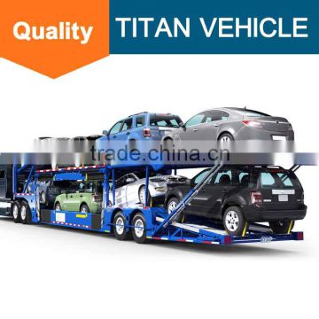 China car tow dolly trailer Titan car trailer Car carrier semi trailer for sale