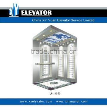 Stainless Steel Hairline Passenger Lift Cabin