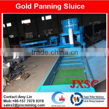 gold washing machine gold sluice box in gold washing plant