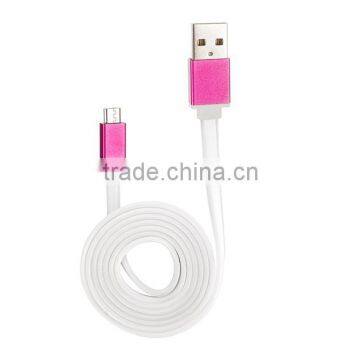 Flat Micro USB cable to USB cable 2.0 for Samsung Huawei Andorid