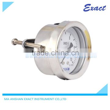 SS Liquid Filled Pressure Gauge with U-Clamp