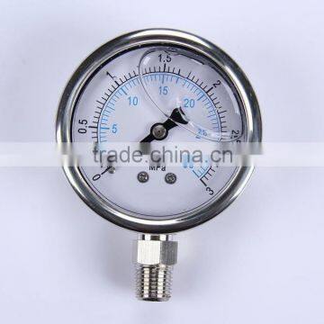 Durable Light Weight Easy To Read Clear Oil Pressure Gauge Set