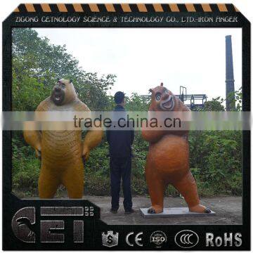 Life Size Animal Replica Bear Sculpture Shopping Mall Decoration photo-6