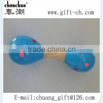 Ningbo Chuang Colorful Musical Instrument Wooden Toy Maracas