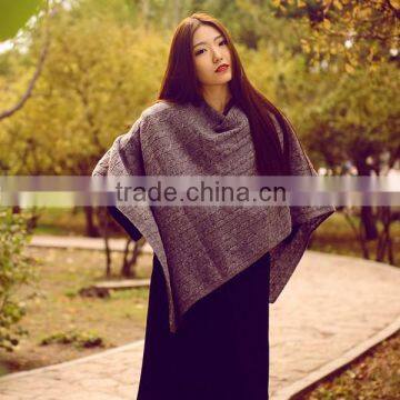 Hot selling handmade wool poncho wholesale