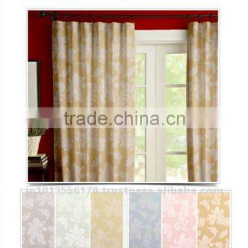 100% Polyester Jacquard Satin Fabric For Curtain