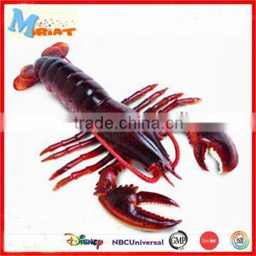 Plastic sea creature vivid lobster model toys