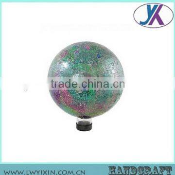 Hot sale multicolor 10" mosaic glass outdoor light ball