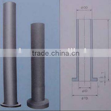 ZHENGZHOU STA Top quality silicon carbide ceramic tube SiC thermocouple protection tube for kiln