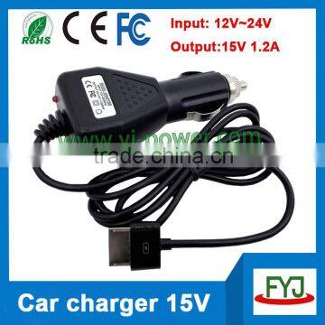 Wholesale Rohs Car Charger 15v 1.2a 18w for Asus Vivobook VivoTab RT TF600T TF701 TF810C photo-2